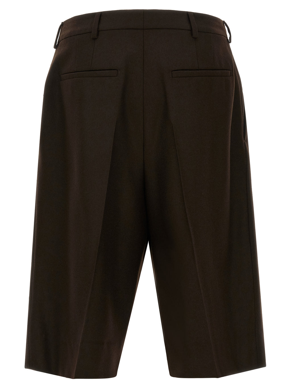 Saint Laurent Brown Wool Bermuda Shorts