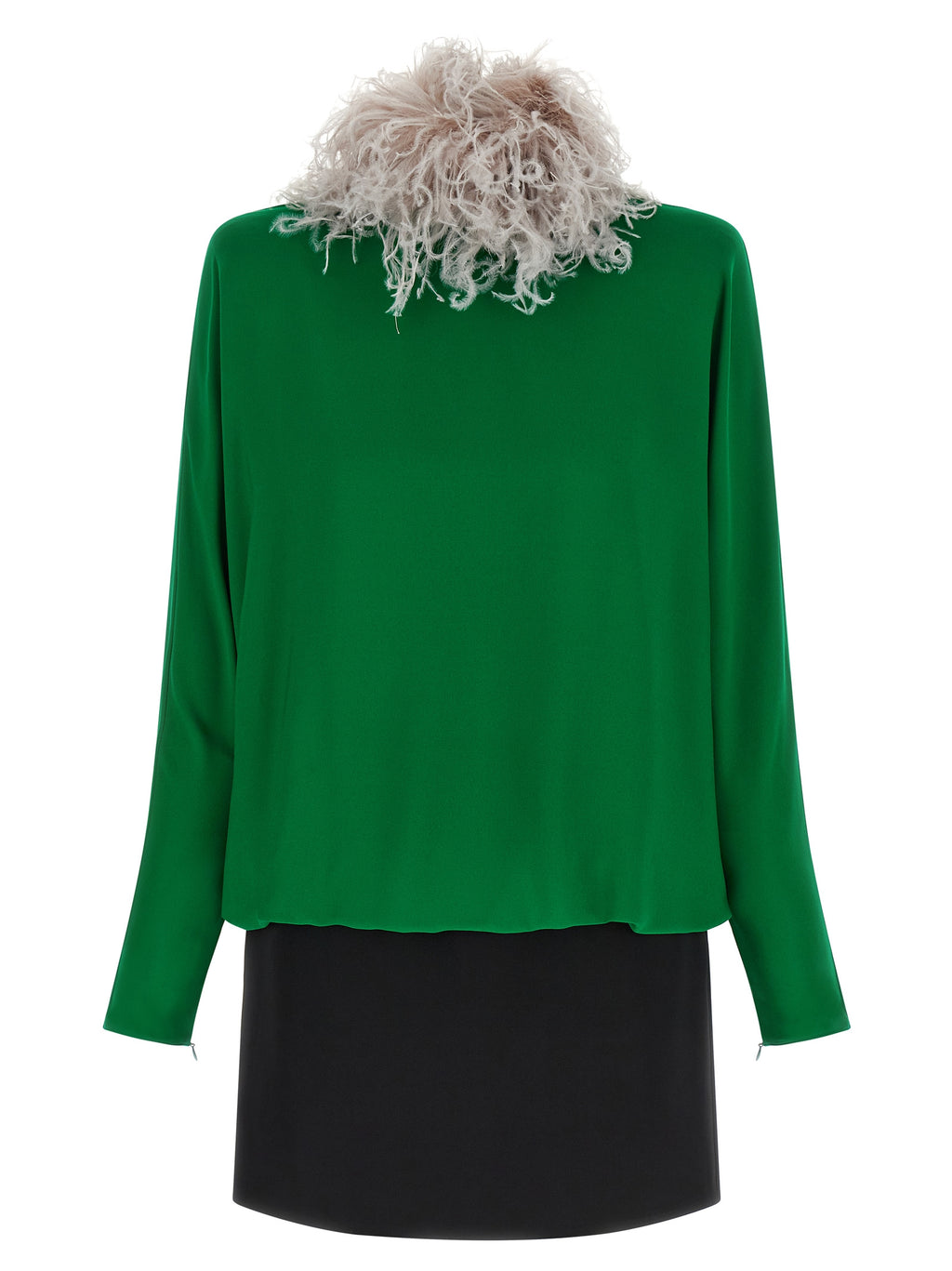 Valentino Garavani Bicolor Silk Short Dress