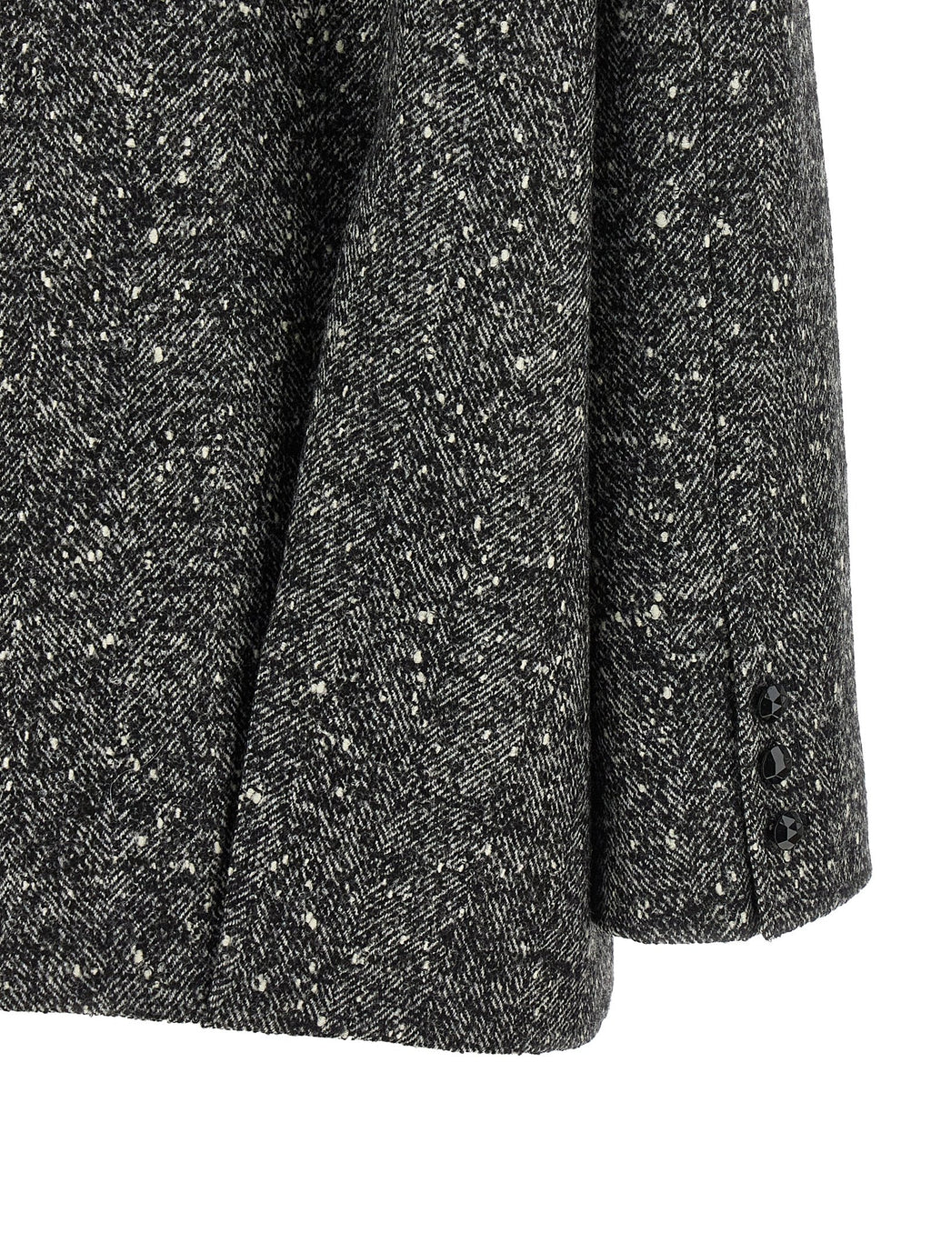 Valentino Garavani Bicolor Virgin Wool Coat