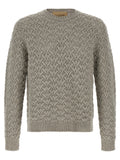 Valentino Garavani Gray Virgin Wool Cardigan