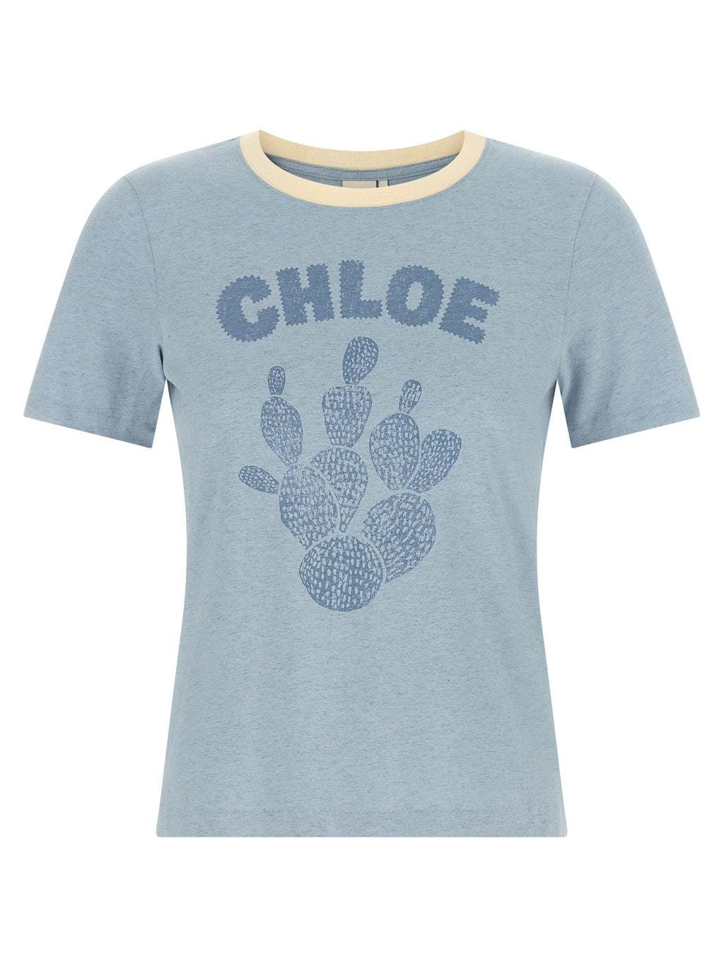Chloé Blue Cotton T-Shirt