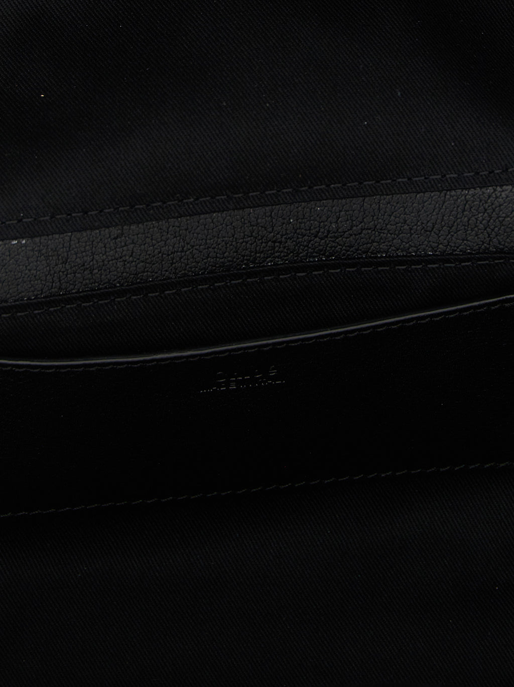 Chloé Black Buffalo Leather Shoulder Bag