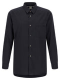 Comme Des Garçons Blue Polyester Blouse