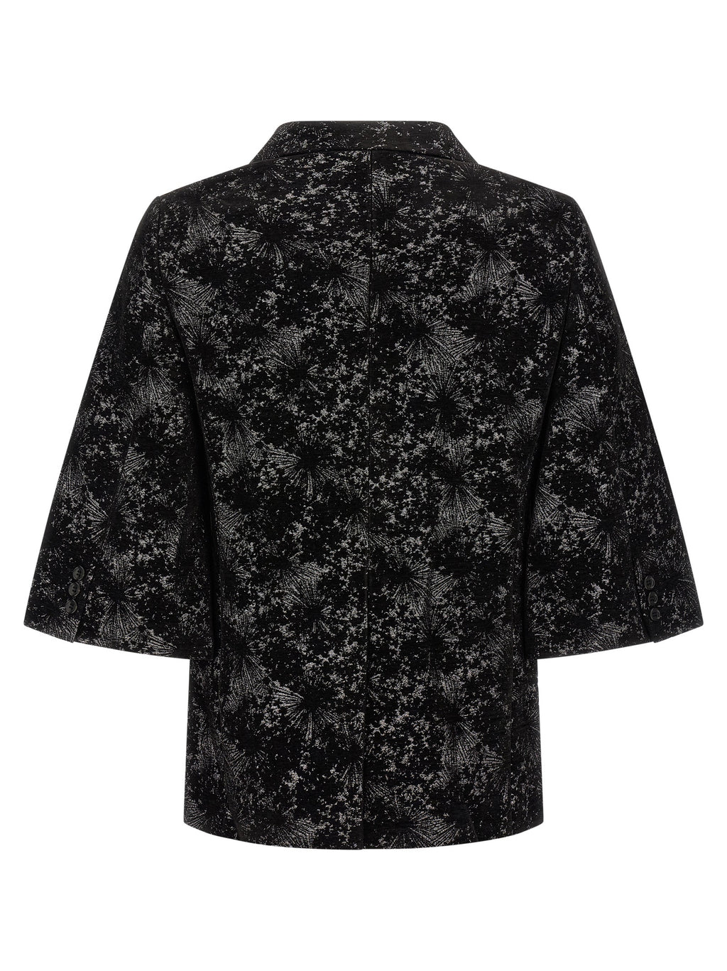 Comme Des Garçons Black Polyester Blazer