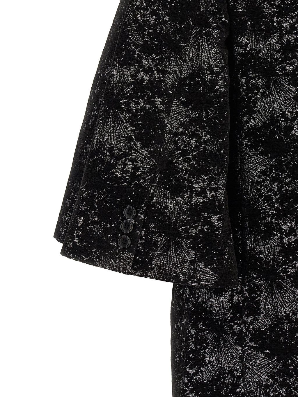 Comme Des Garçons Black Polyester Blazer