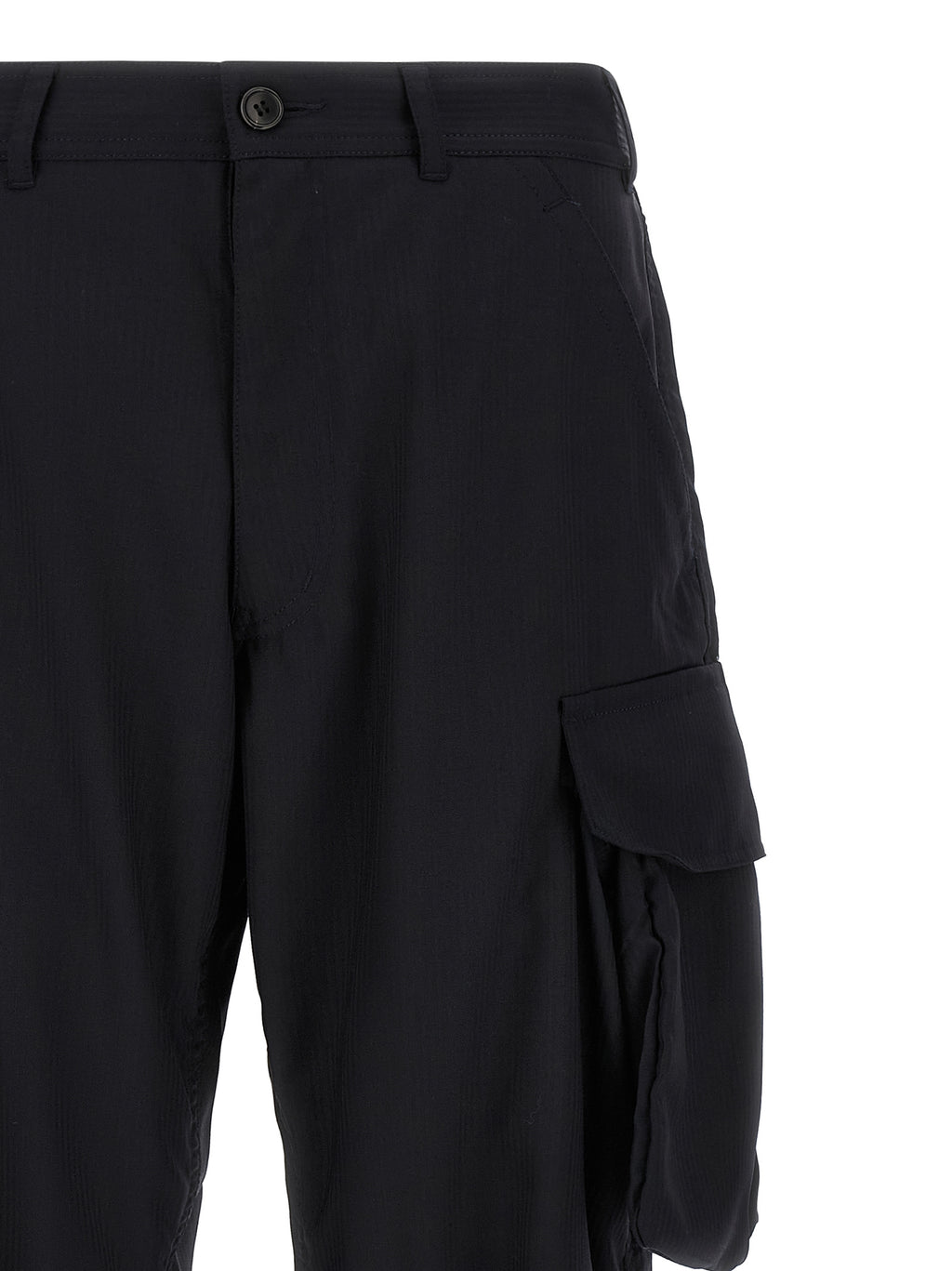 Comme Des Garçons Blue Polyester Cargo Pants