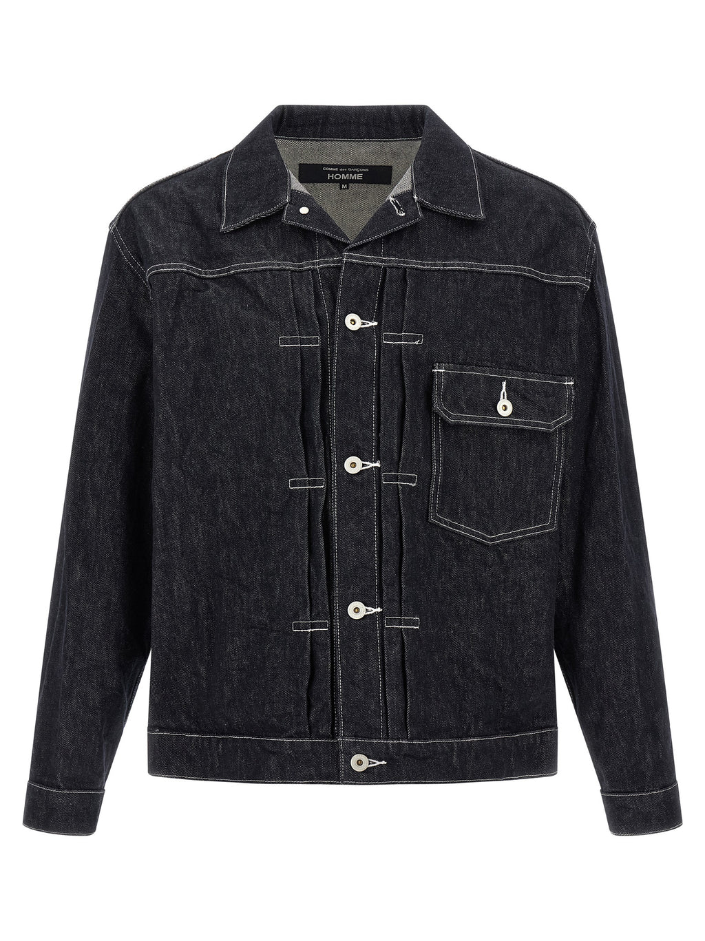 Comme Des Garçons Blue Cotton Denim Jacket