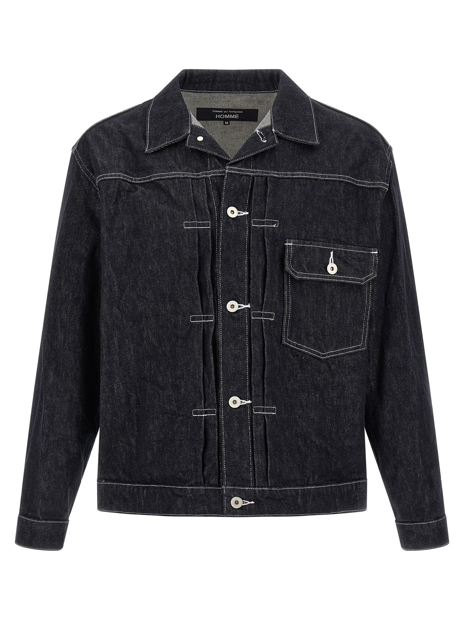 Comme Des Garçons Blue Cotton Denim Jacket