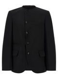 Comme Des Garçons Black Wool Blazer