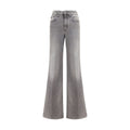 Jacob Cohen Gray Cotton Flared Jeans