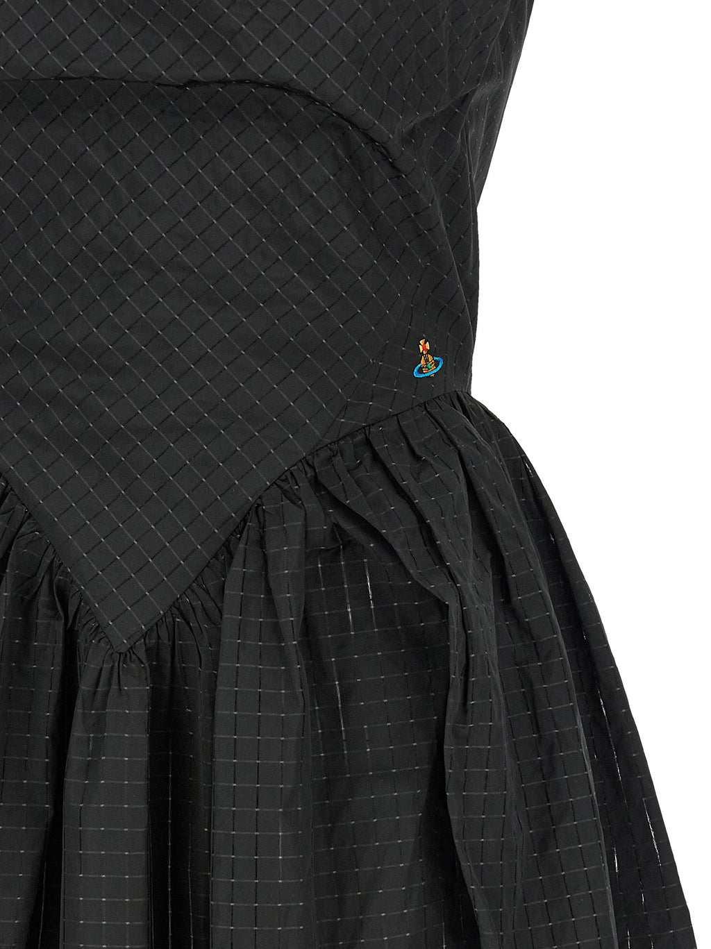 Vivienne Westwood Black Polyester Midi Dress