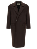 Saint Laurent Brown Wool Coat