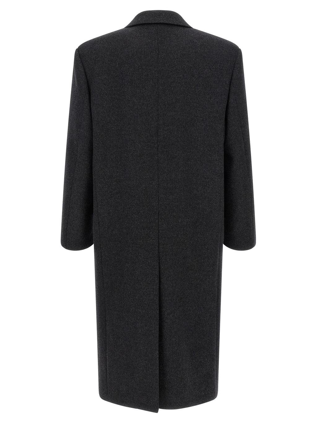 Saint Laurent Gray Wool Coat