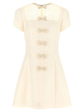 Valentino Garavani White Virgin Wool Short Dress