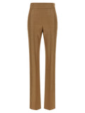 Valentino Garavani Beige Virgin Wool Dress Pants