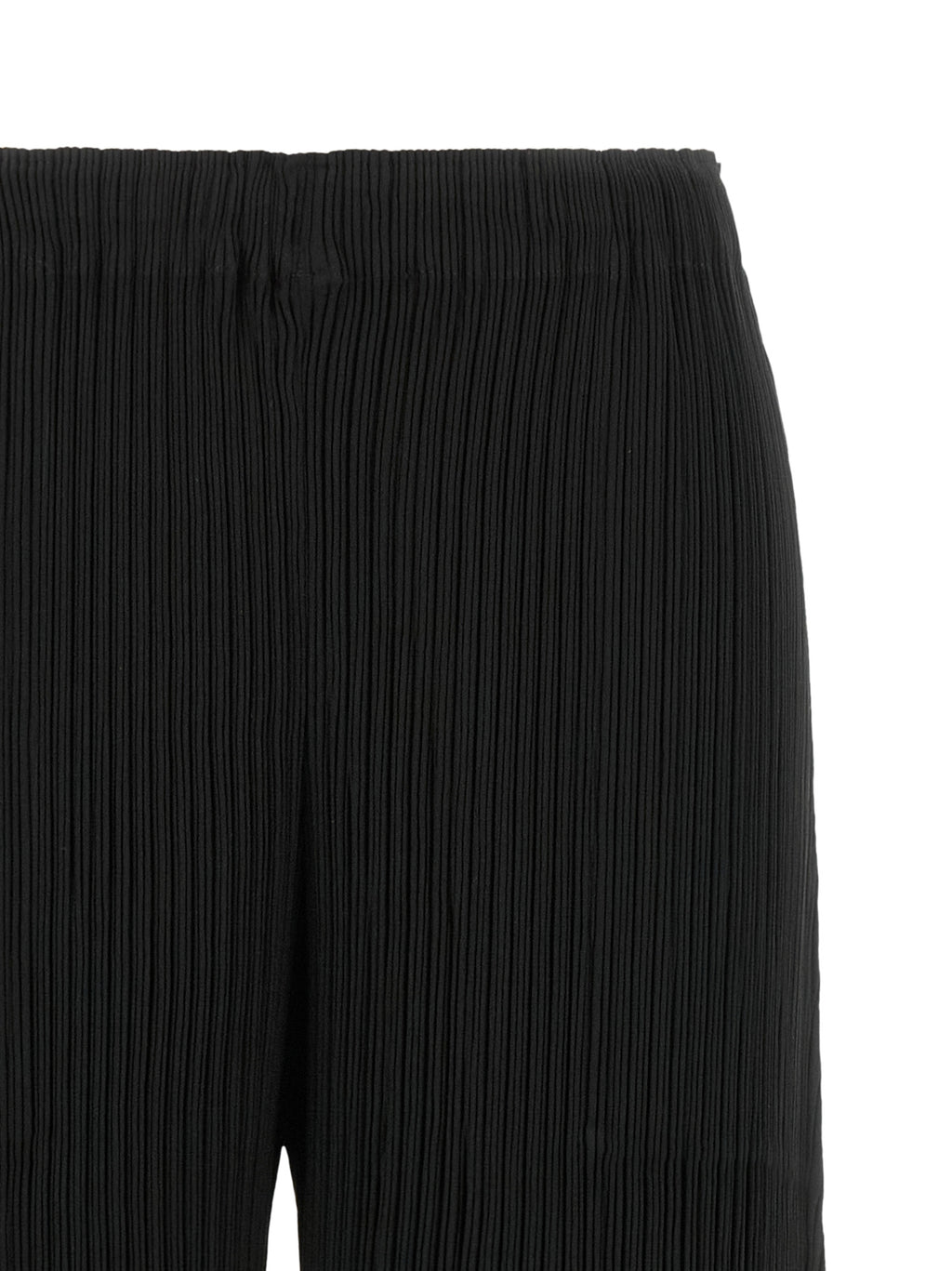 Issey Miyake Black Polyester Casual Pants