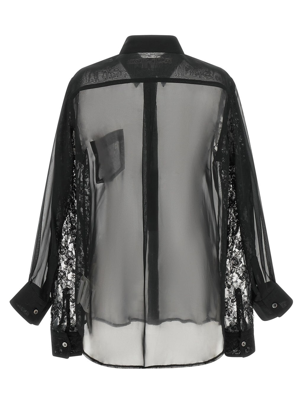 Comme Des Garçons Black Polyester Blouse