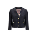 Thom Browne Blue Wool Oves Aries Jacket