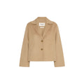 Max Mara Brown Polyamide Full-Length Jacket
