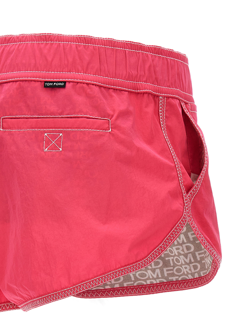 Tom Ford Fuchsia Polyamide Bermuda Shorts