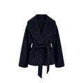 Max Mara Blue Virgin Wool Coat