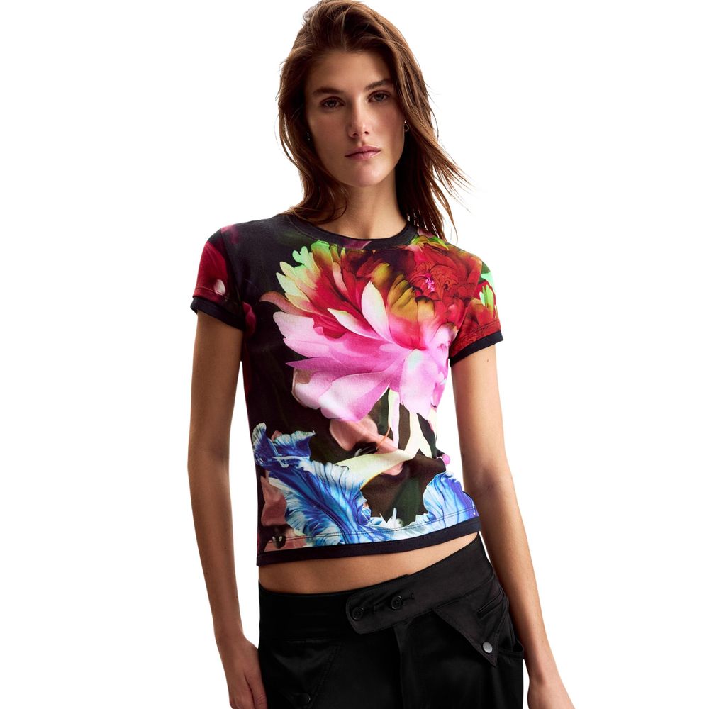 Desigual Blue Cotton T-Shirt