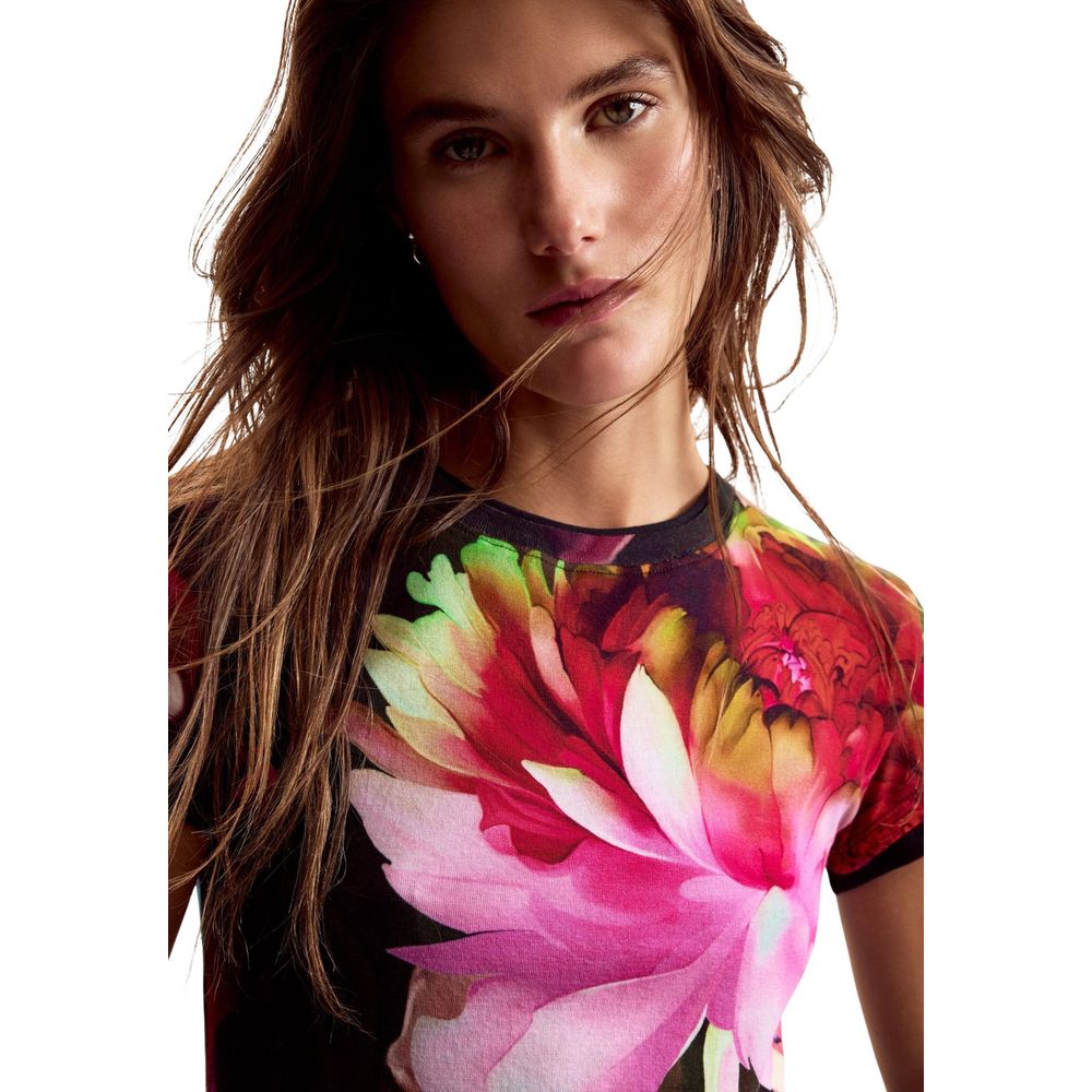 Desigual Blue Cotton T-Shirt