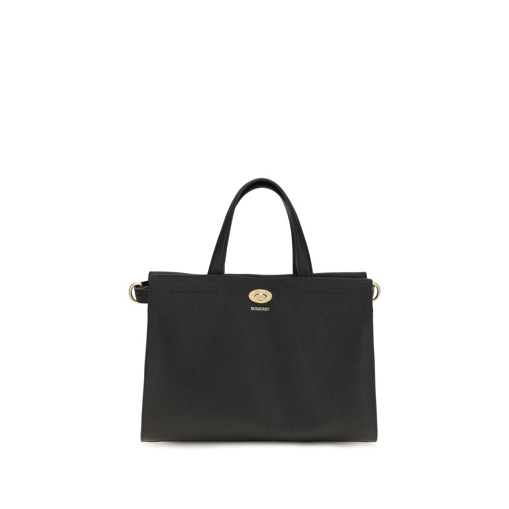 Burberry Black Cotton Handbag