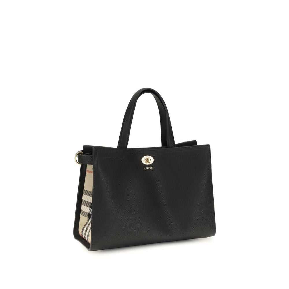 Burberry Black Cotton Handbag
