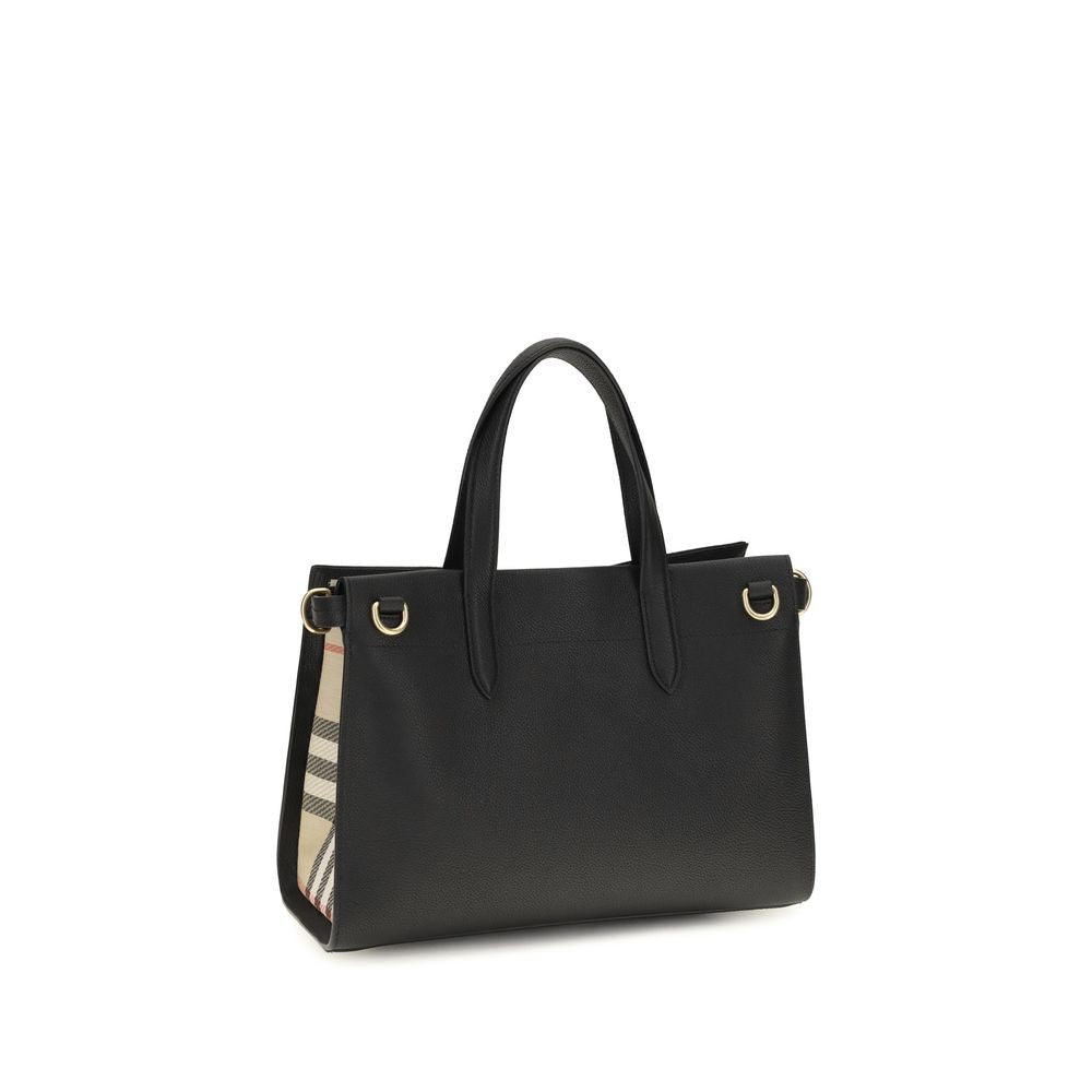Burberry Black Cotton Handbag
