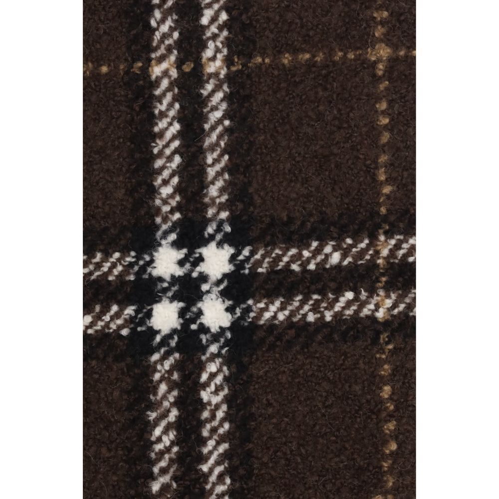 Burberry Brown Alpaca Vicugna Pacos Scarf