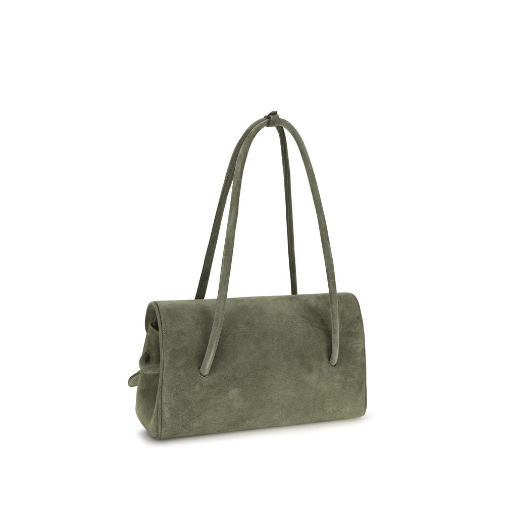 Jacquemus Bicolor Calf Leather Bos Taurus Shoulder Bag