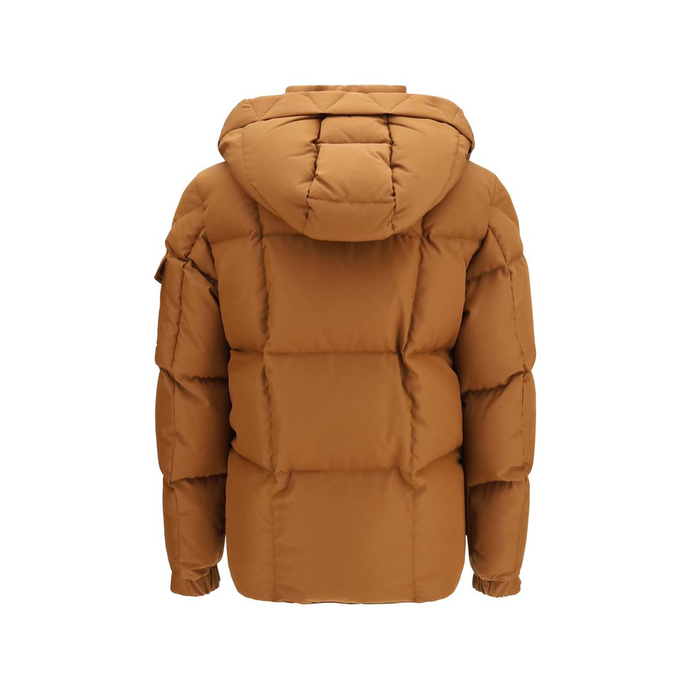 Moncler Brown Polyester Full-Length Jacket