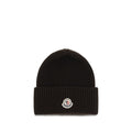 Moncler Brown Wool Oves Aries Beanie