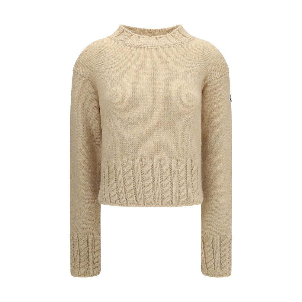 Moncler Beige Alpaca Vicugna Pacos Turtleneck