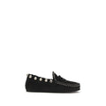 Isabel Marant Black Calf Leather Bos Taurus Slip-On Loafers