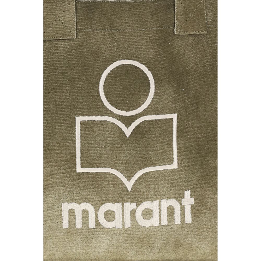 Isabel Marant Bicolor Cotton Shoulder Bag