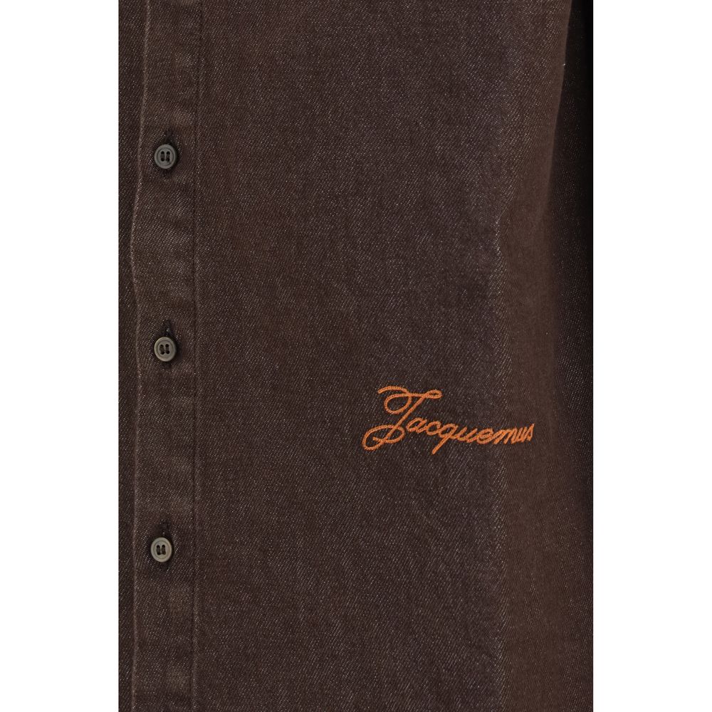 Jacquemus Brown Denim Shirt