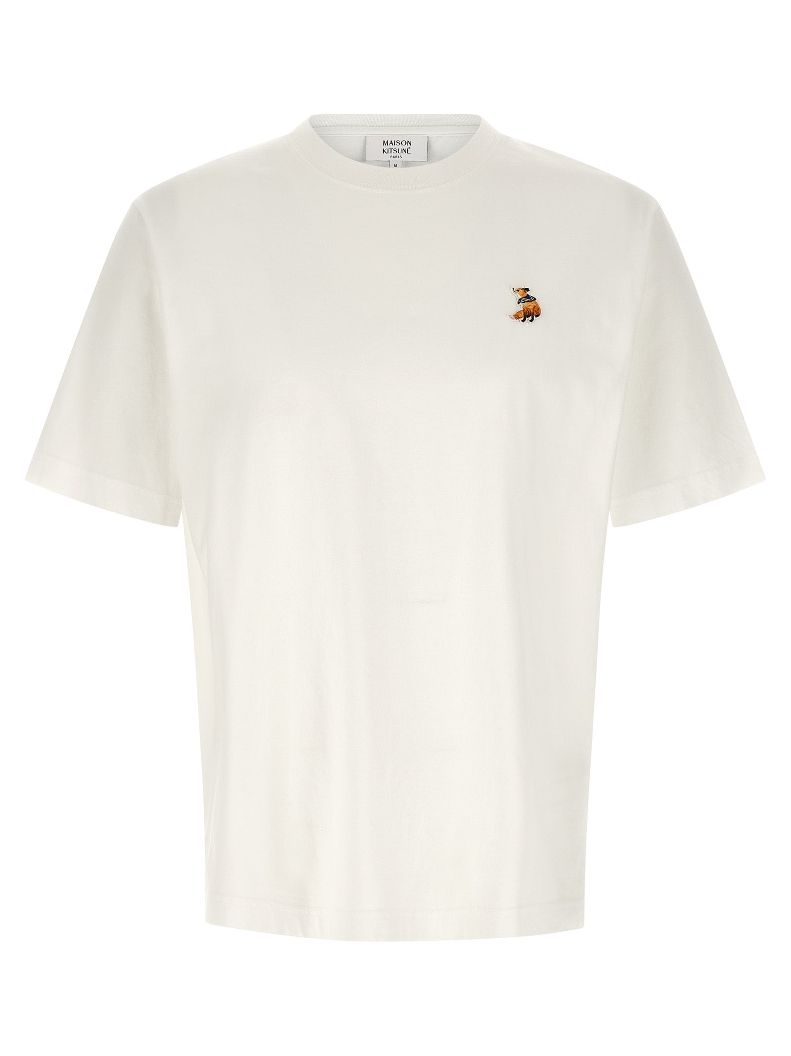 Maison Kitsuné White Organic Cotton T-Shirt