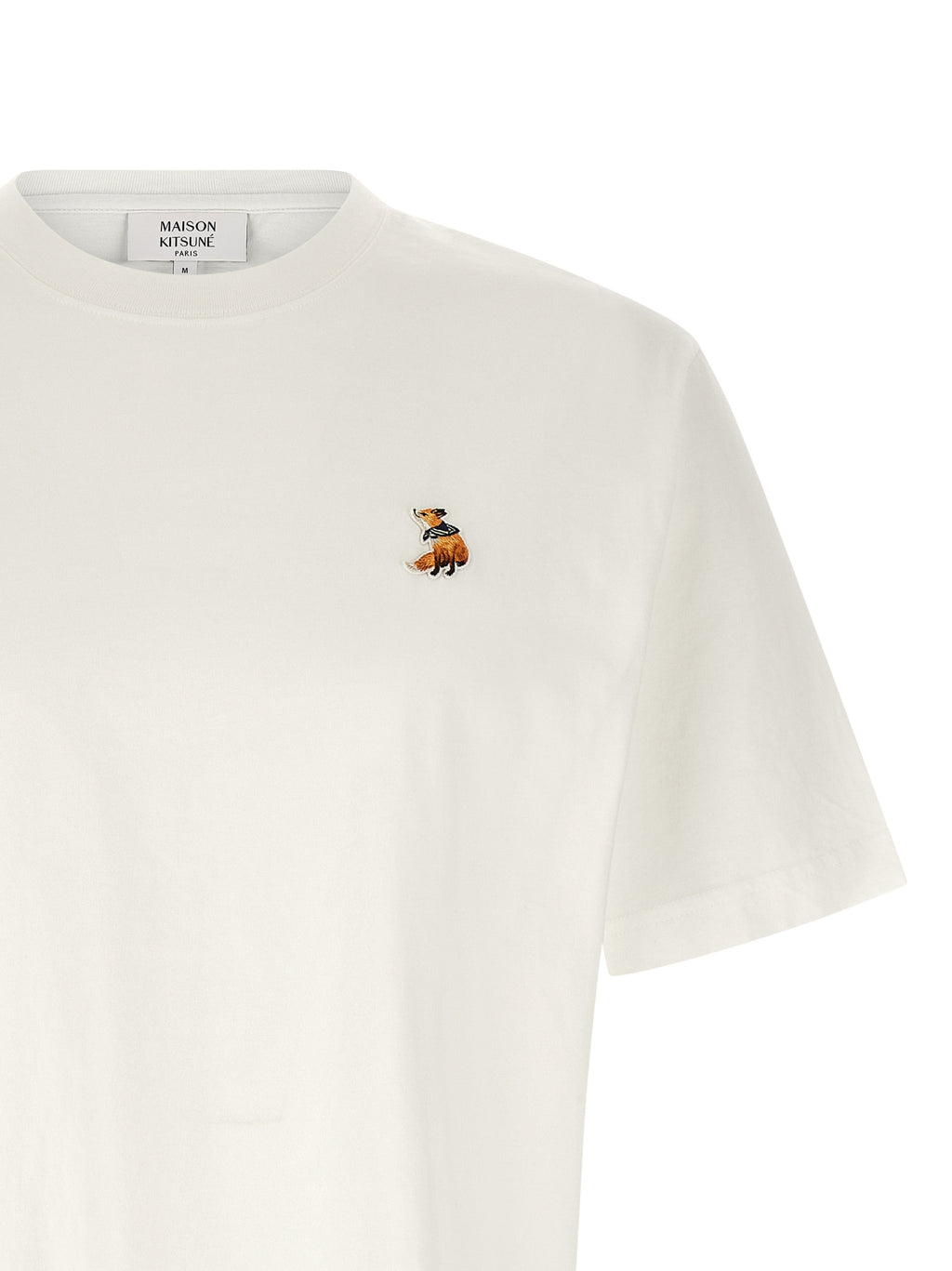 Maison Kitsuné White Organic Cotton T-Shirt