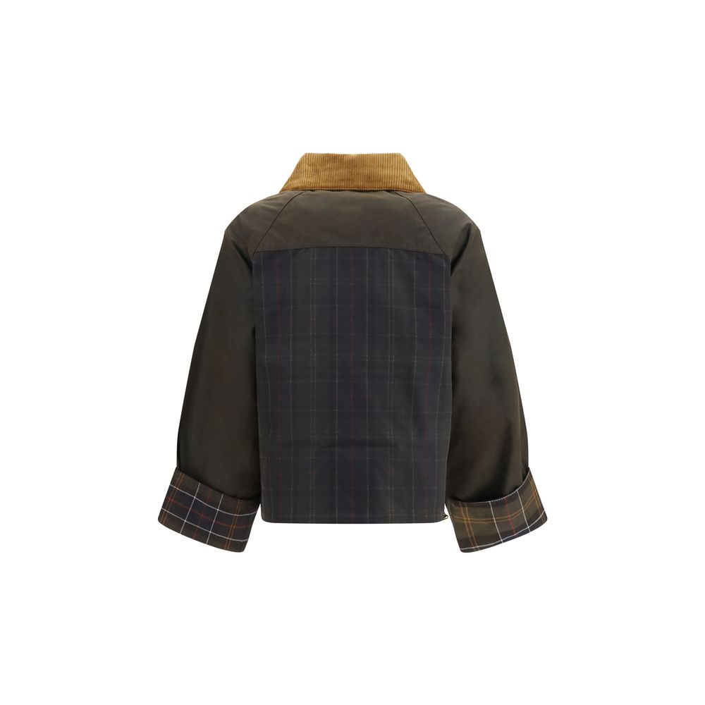 Barbour Brown Cotton Shell Jacket