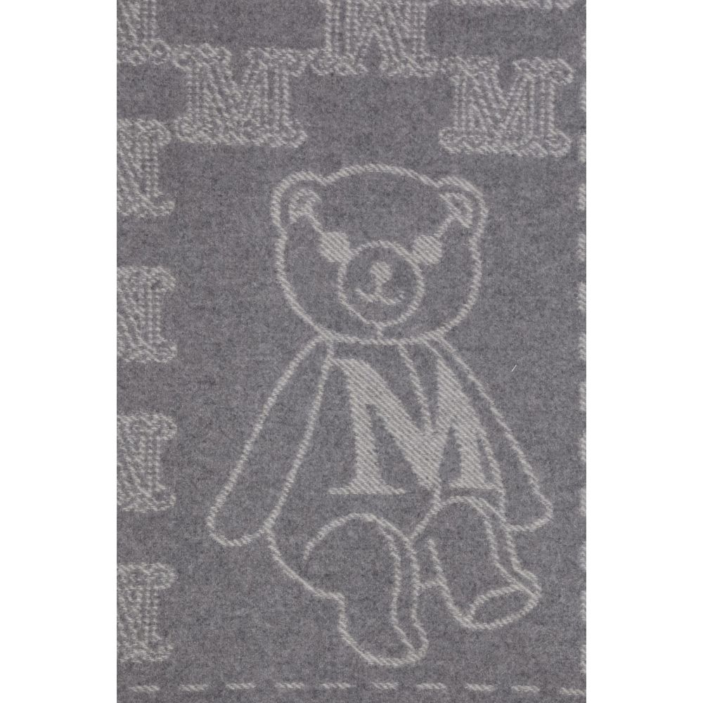 Max Mara Gray Cashmere Scarf