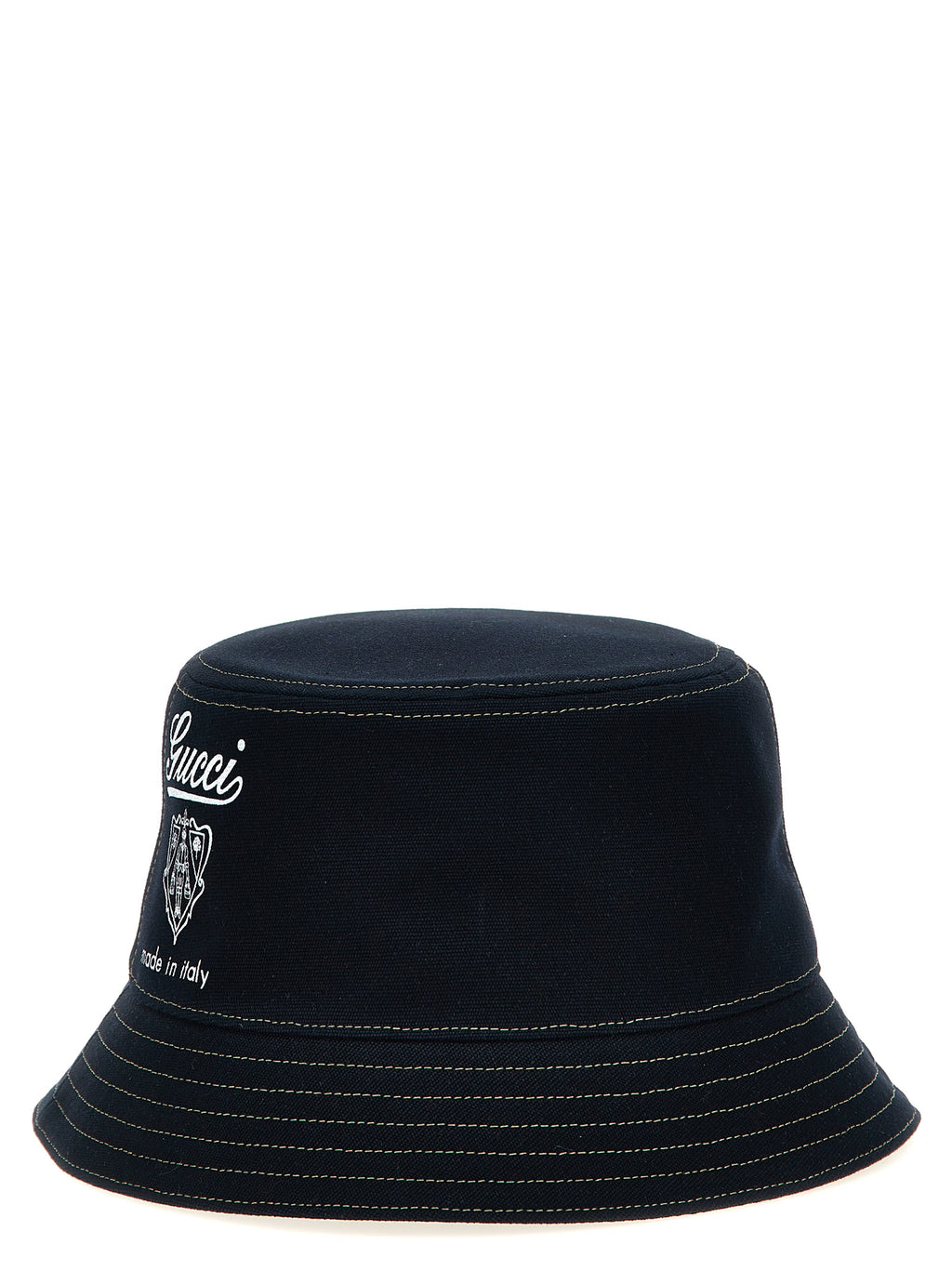 Gucci Blue Cotton Bucket Hat