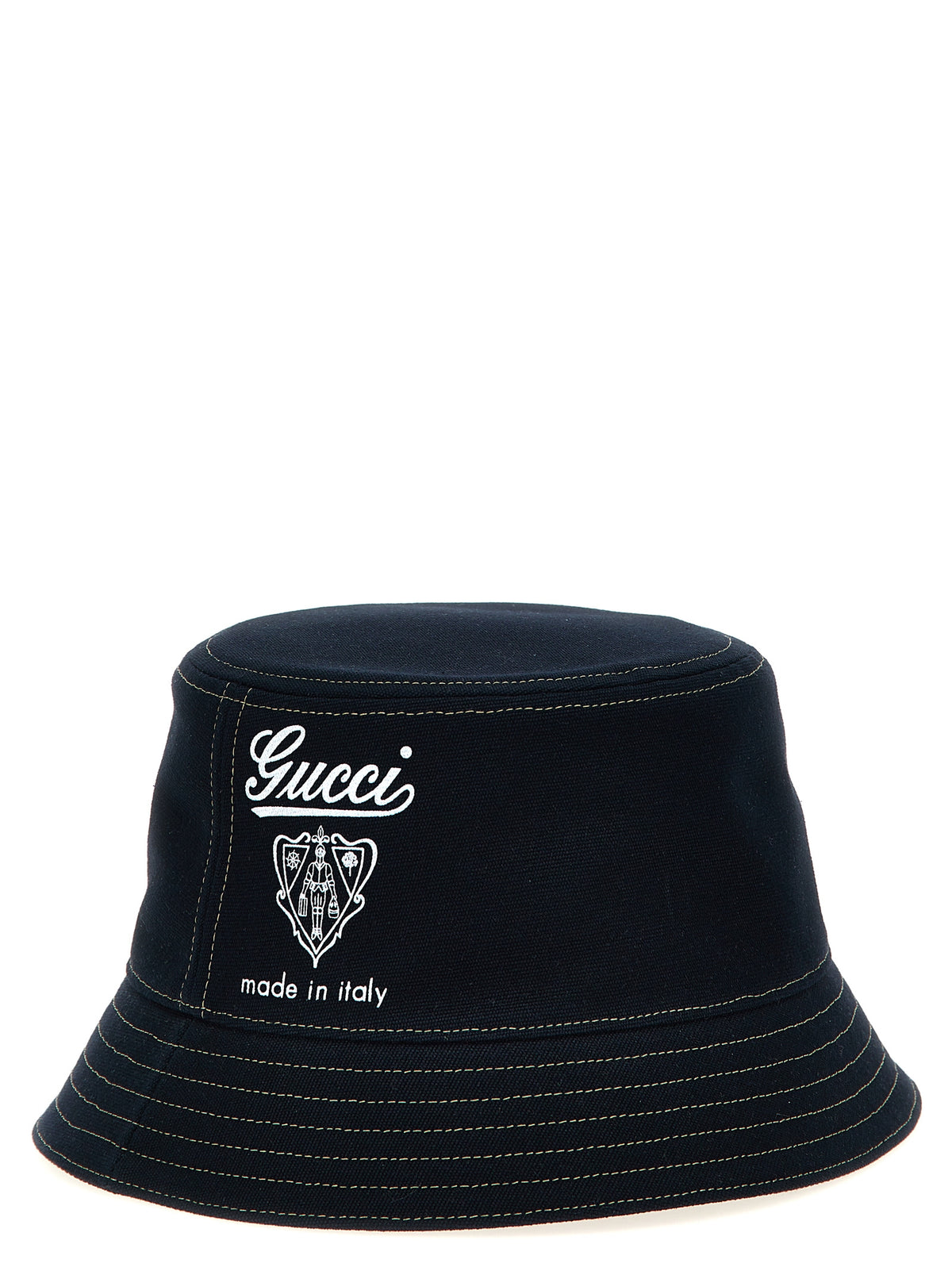 Gucci Blue Cotton Bucket Hat