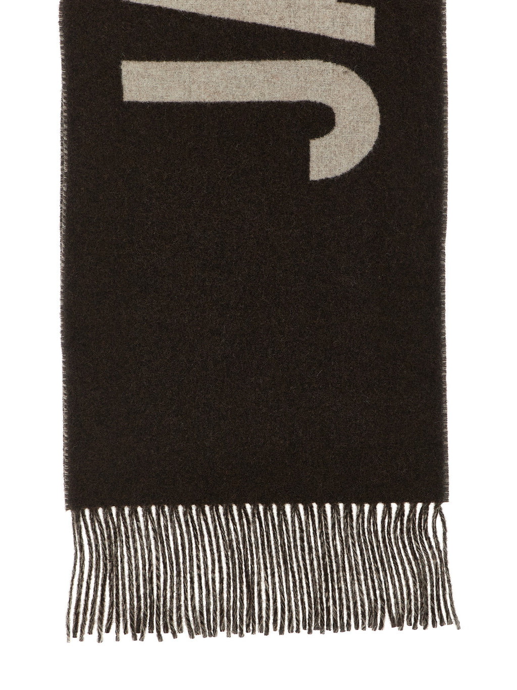 Jacquemus Brown Wool Foulard