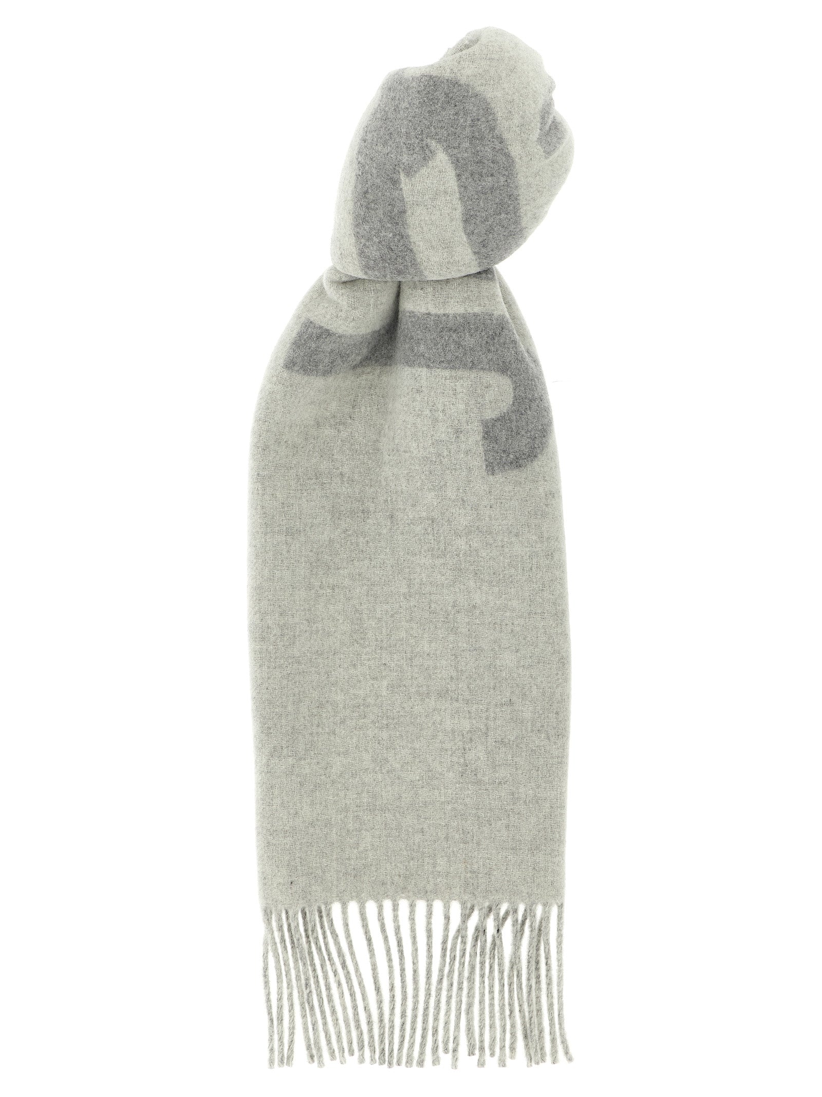 Jacquemus Gray Wool Foulard
