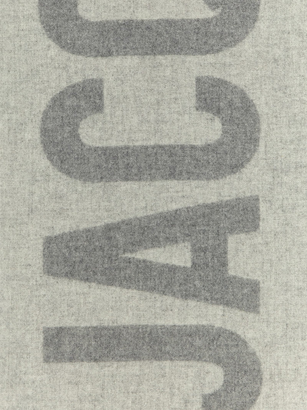 Jacquemus Gray Wool Foulard