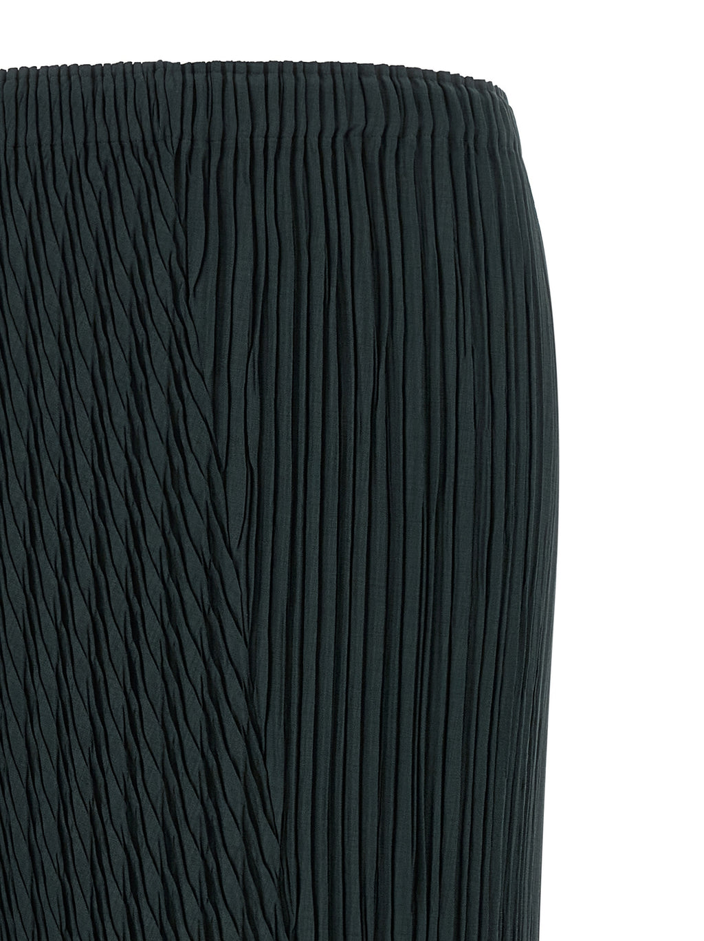 Issey Miyake Blue Polyester Midi Skirt