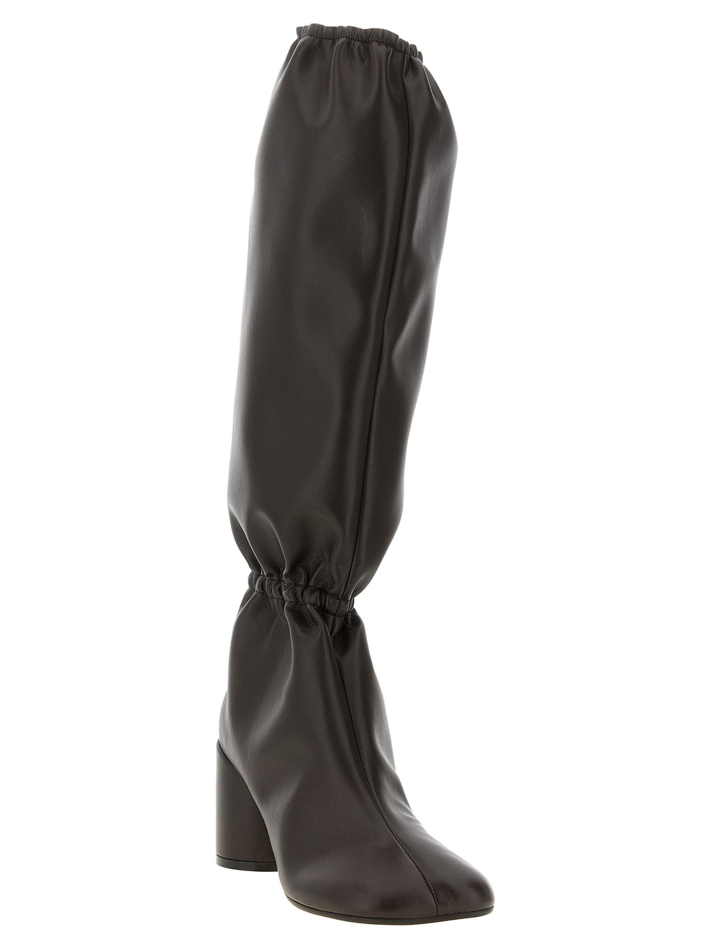 MM6 Maison Margiela Brown Polyethylene Over The Knee