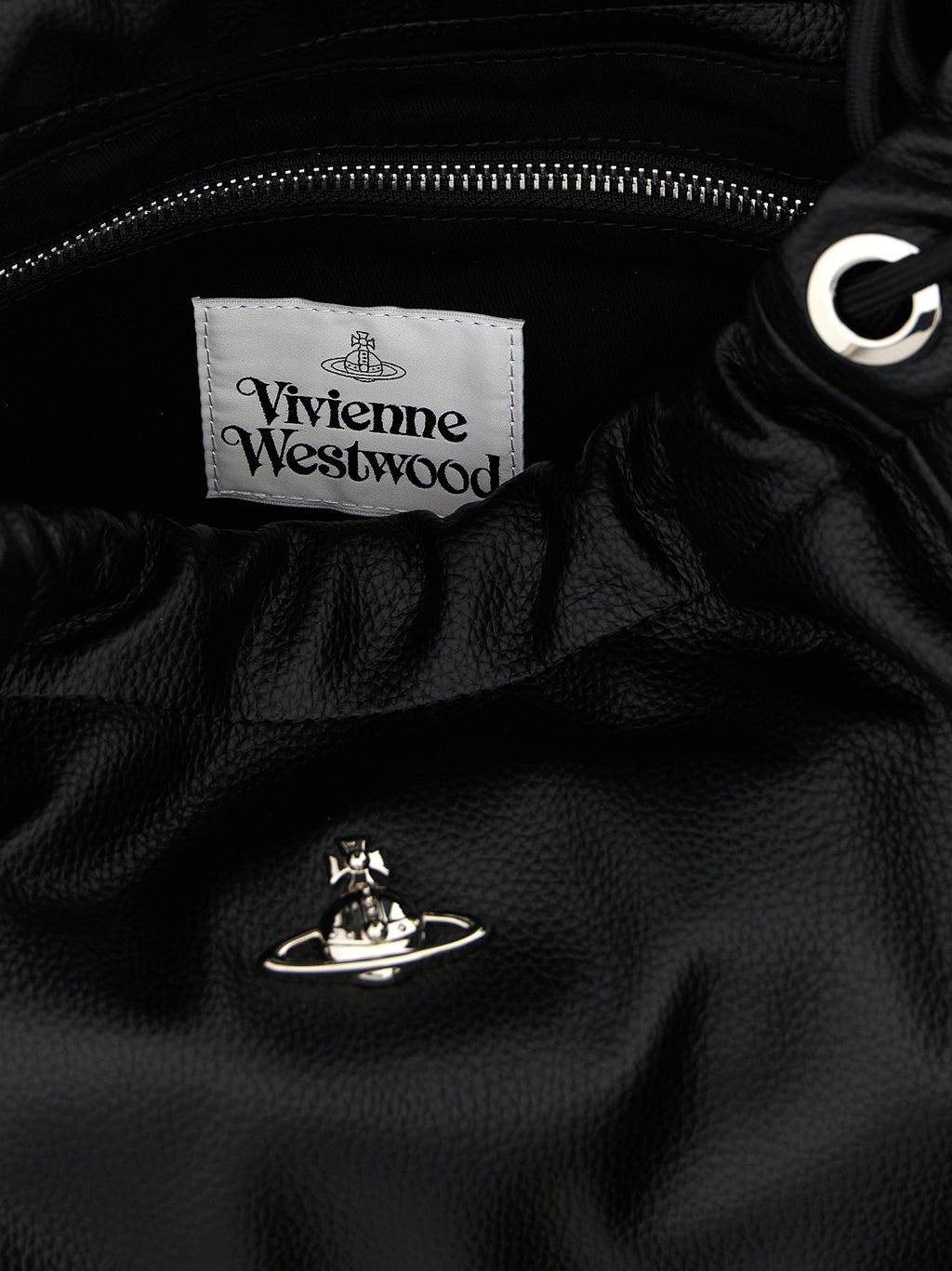 Vivienne Westwood Black Polyethylene Shoulder Bag
